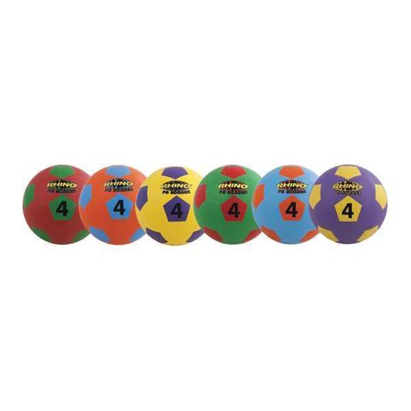 Rhino Skin Max Soccer Ball Set, Multi Colors, 8.5