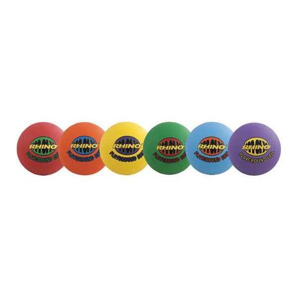 Rhino Skin Max Playgrd Ball, Colors, PK6