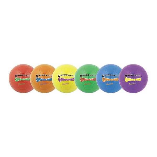 Rhino Skin Spr Squeeze Soccor Ball, PK6