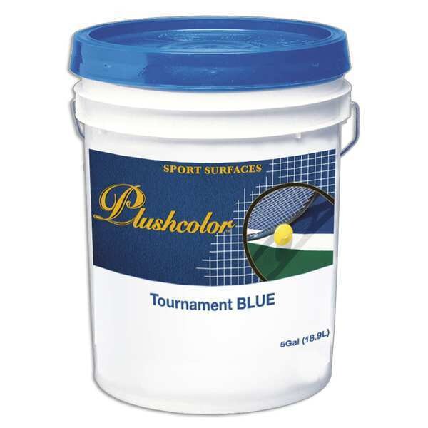 Surface Coating, Plushcolor, Blue, 5 gal.
