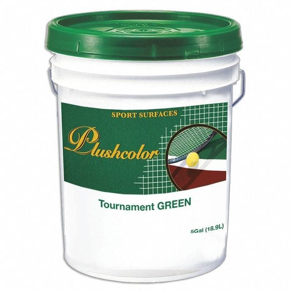 Surface Coating, Plushcolor, Green, 5 gal.