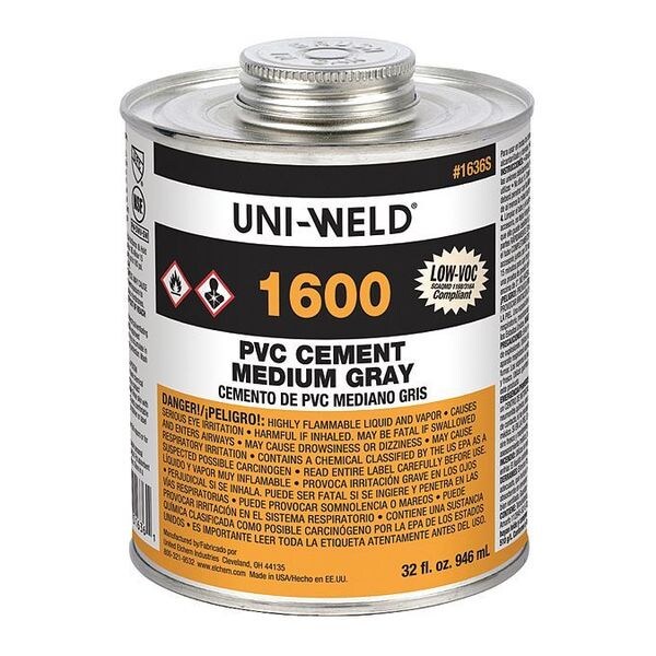 Cement 1600 Series, PVC, M, Gray