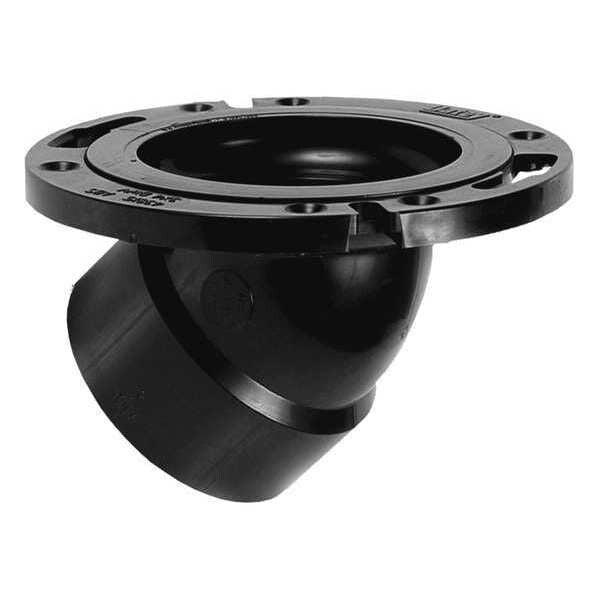 ABS Swivel Closet Flange, 45 deg.