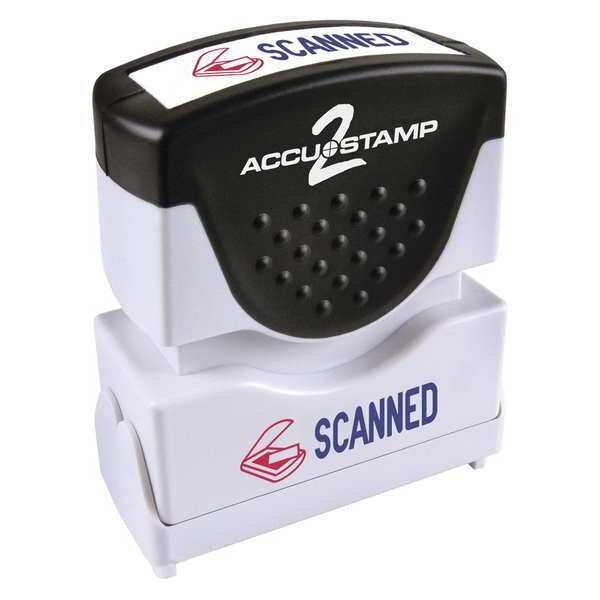 Accustamp2, 2-Color Scanned, Red/Blue