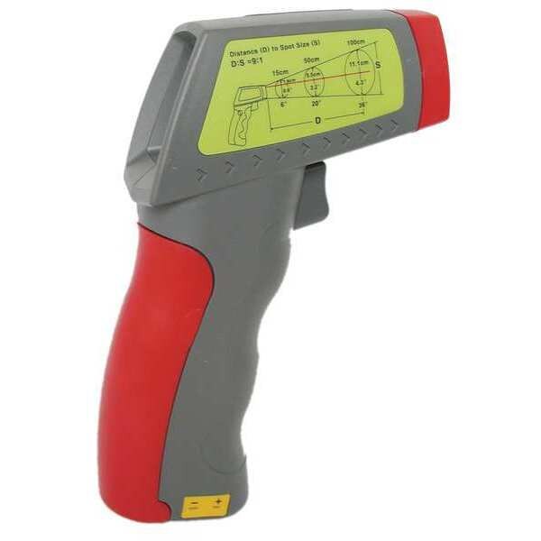 IR Temp Tester, -4 to 1.832F deg.