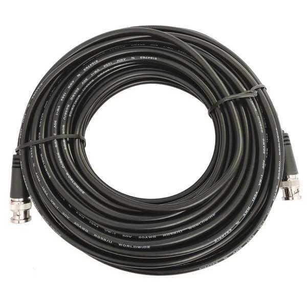 BNC Cable, RG58/U, Male/BNC Male, 75 ft