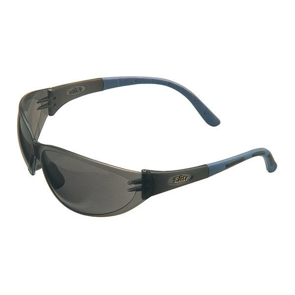 Safety Glasses, Gray Polycarbonate Lens, Anti-Fog, Scratch-Resistant