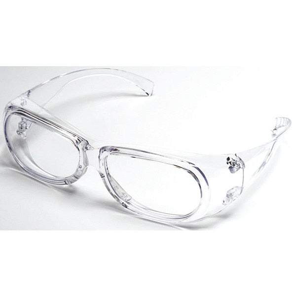 Safety Glasses, Clear Polycarbonate Lens, Anti-Fog, Scratch-Resistant