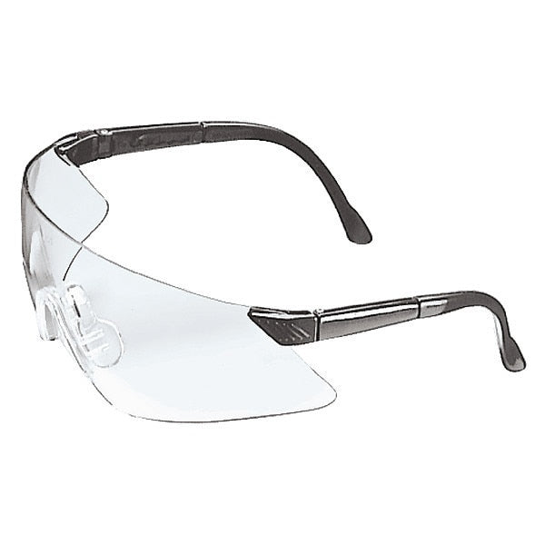 Safety Glasses, Clear Polycarbonate Lens, Scratch-Resistant