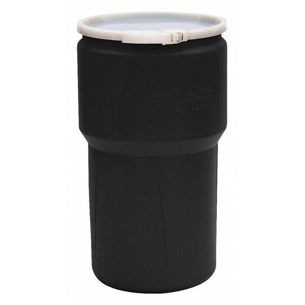 Open Head Poly Drum, w/Lock Ring, 14 gal., 14 gal, High-Density-Polyethylene