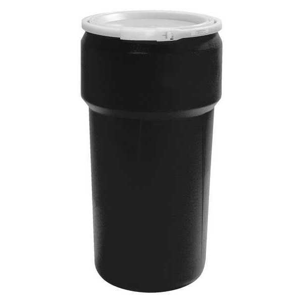 Open Head Poly Drum, w/Lock Ring, 20 gal., 20 gal, High-Density-Polyethylene