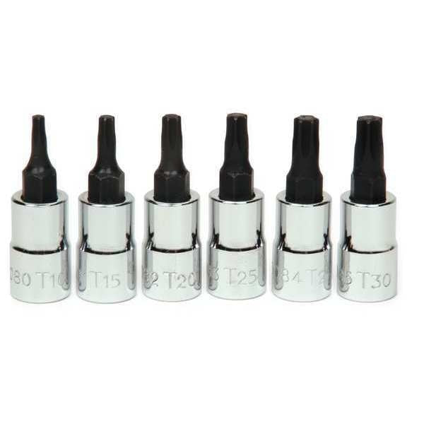 Williams Torx Bit Socket Set, 1/4