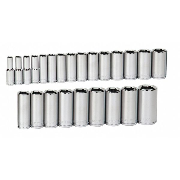 Williams Deep Socket Set, 1/2