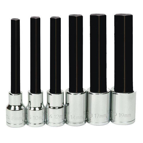 Williams Long Hex Bit Socke Set, 1/2