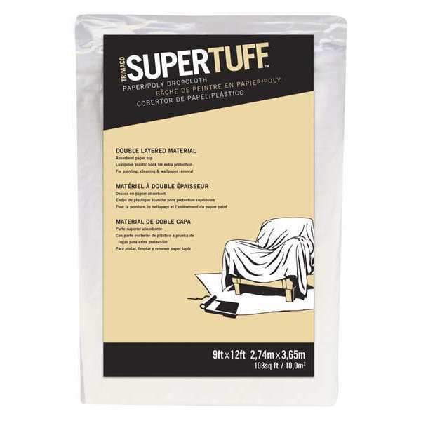 Disposable Paper, Poly Drop, 9x12, PK12