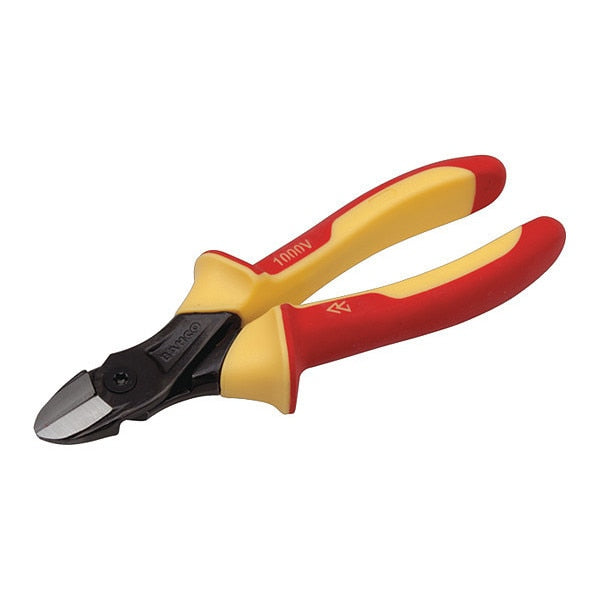 Bahco Diagonal Cutting Pliers, Insulated, 7