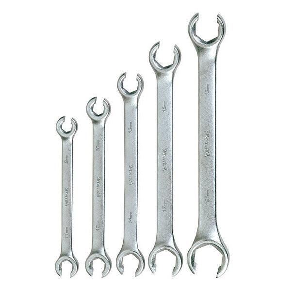 Williams Flare Nut Wrench Set, 5 pcs.