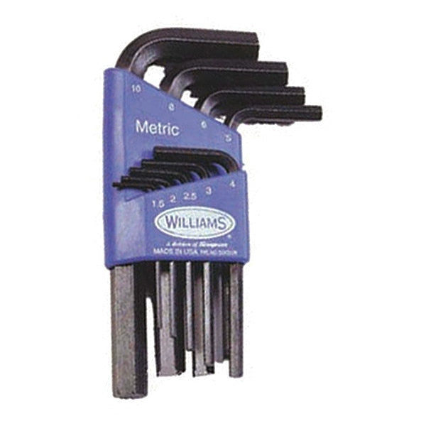 9 Piece Metric L-Shape, Hex Key Set