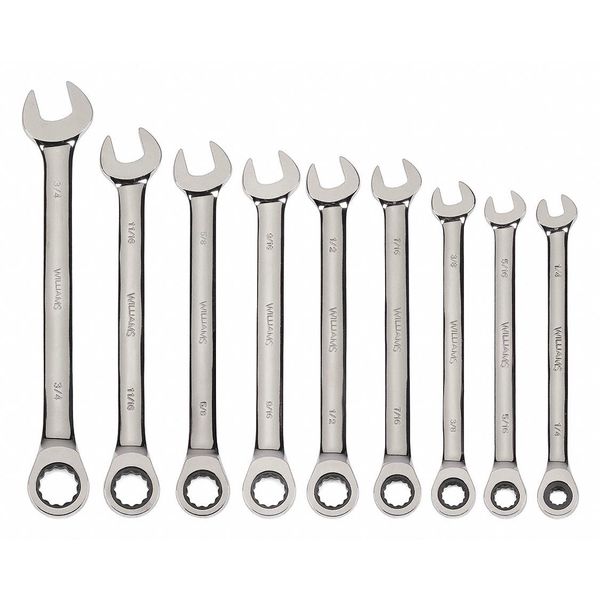 Williams Combo Ratchet Wrench, 1-1/4