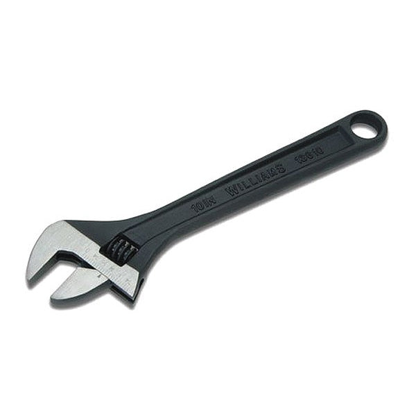 Williams Adjustable Wrench, Black, 4