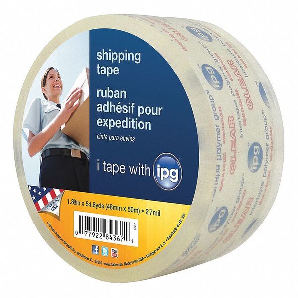 Shipping Tape, 2.7 mil 50.8mmx16m, PK24