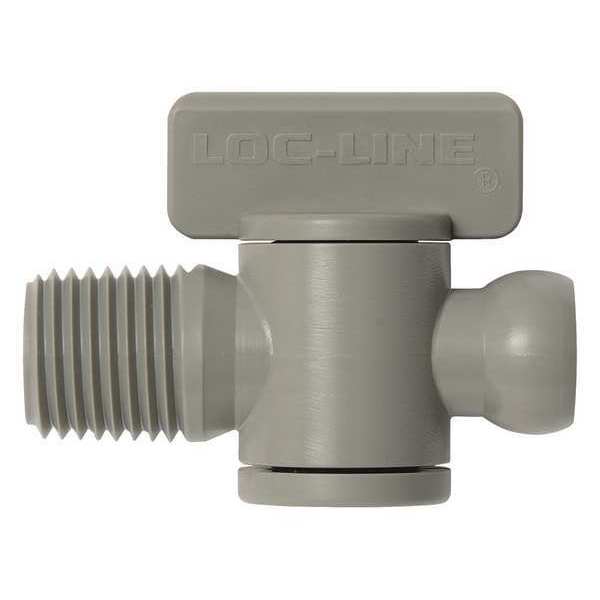 Male NPT Valve, Gray, 1/4