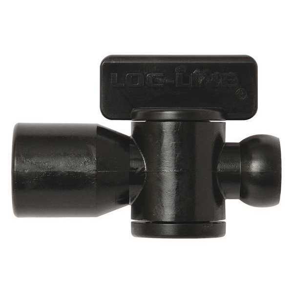 Female NPT Valve, Black, 1/4