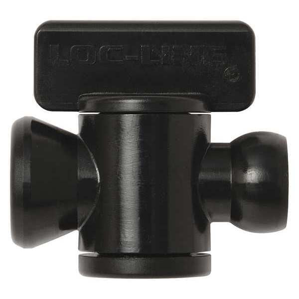 In-Line Valve, Black, 1/4