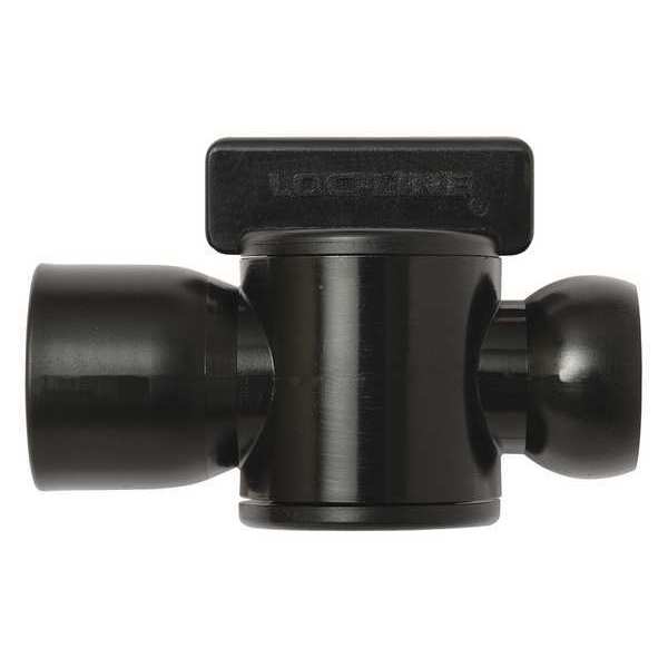 Female NPT Valve, Black, 1/2