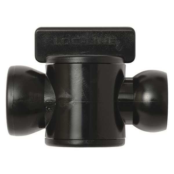 In-Line Valve, Black, 1/2