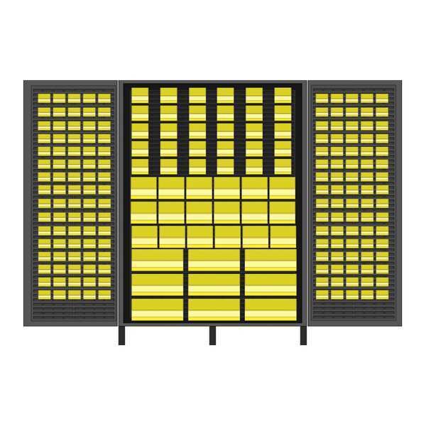 Extra Wide Storage Cabinet, 60WX24DX84H