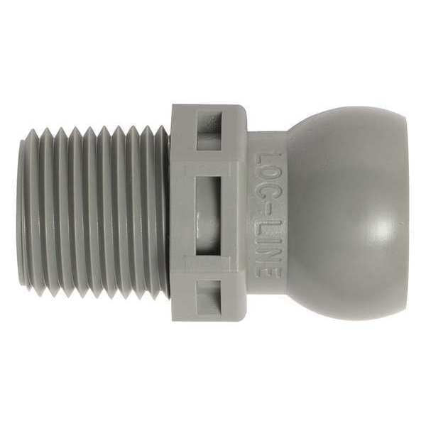 NPT Connector, Gray, 3/8