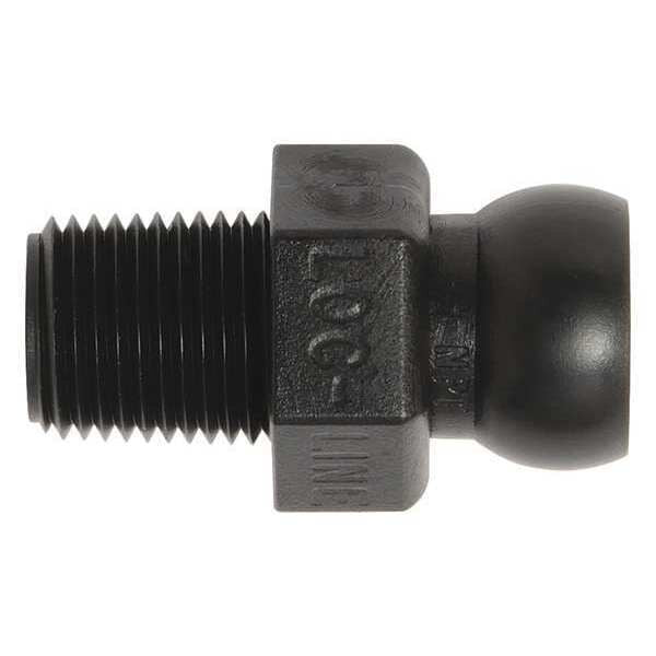 NPT Connector, Black, 1/8