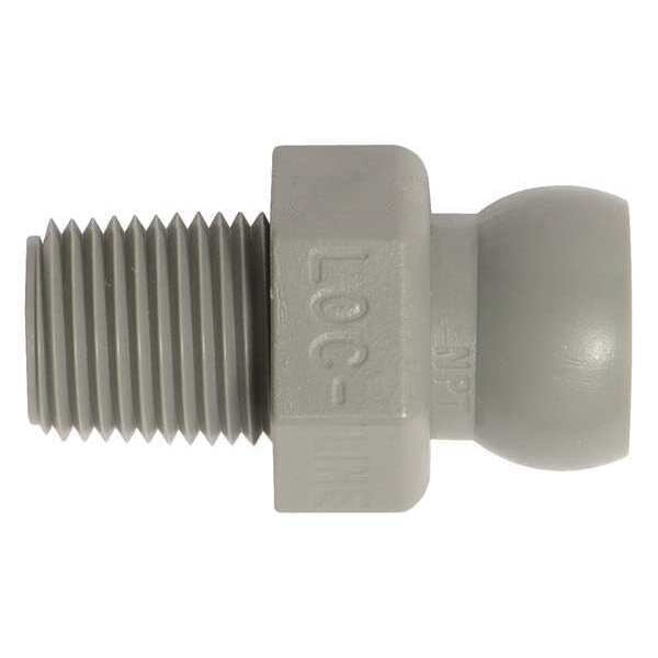 NPT Connector, Gray, 1/8