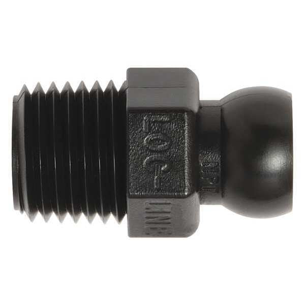 NPT Connector, Black, 1/4