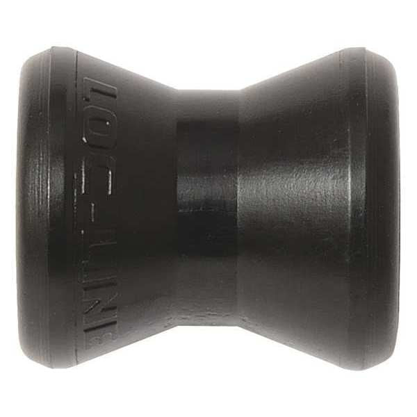 Double Socket, Black, 1/4