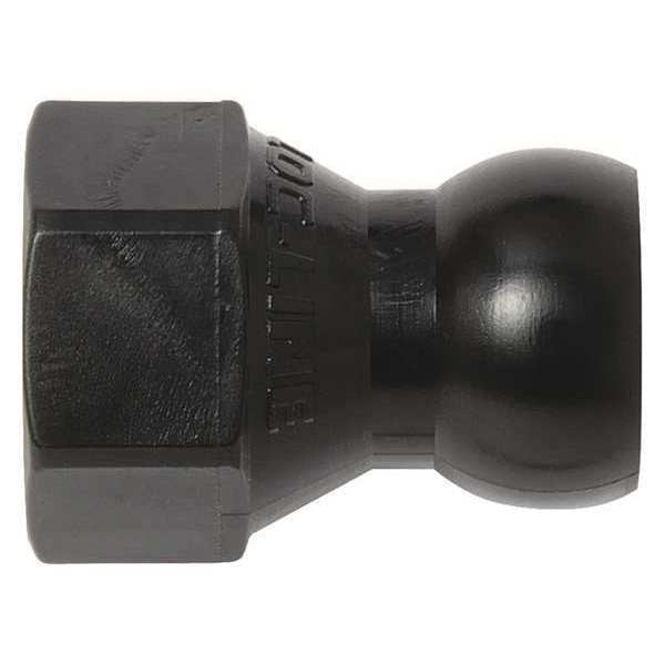 SAE Flare Nut Adapter, Black, 1/4