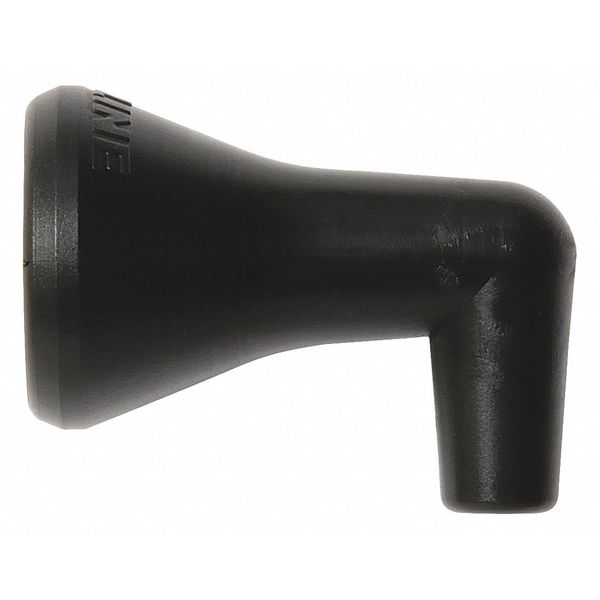 Nozzle, 90 Degree, Black, 1/8