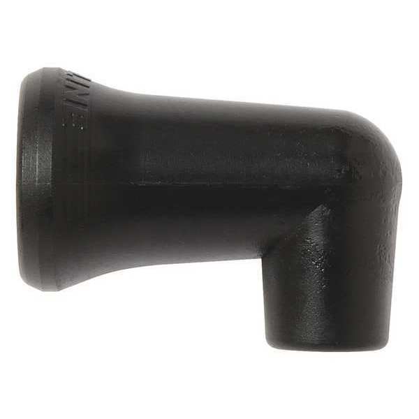 Nozzle, 90 Degree, Black, 1/4