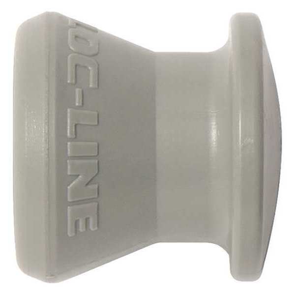 End Cap, Gray, 1/4