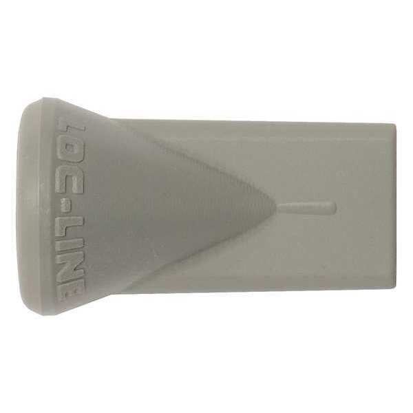 Flat Slot 40 Nozzle, Gray, 1/4