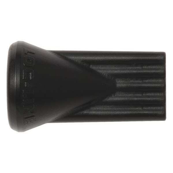 Flat 5 Hole Nozzle, Black, 1/4