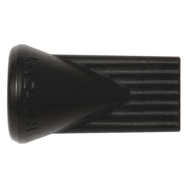 Flat 7 Hole Nozzle, Black, 1/4