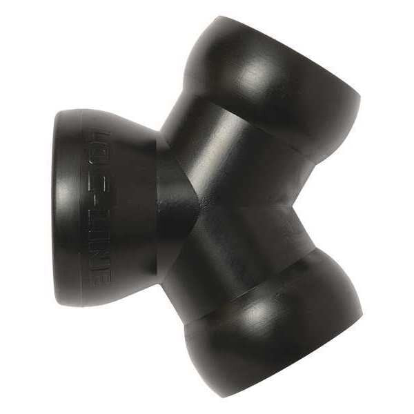 Y Fitting, Black, 3/4