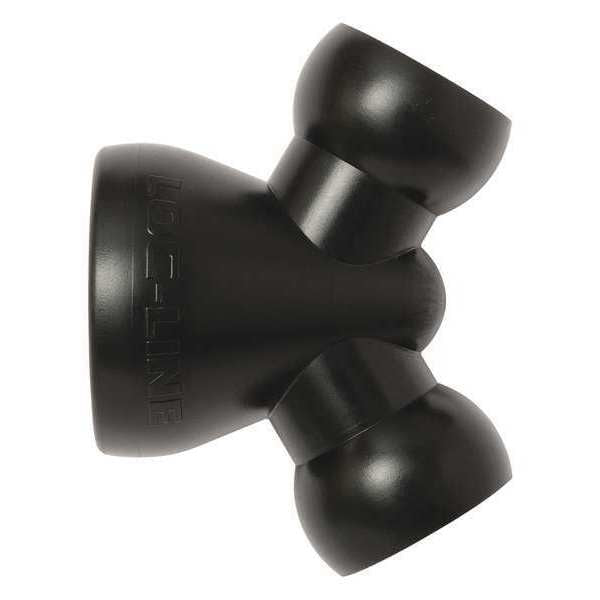 Y Reducer, Black, 3/4