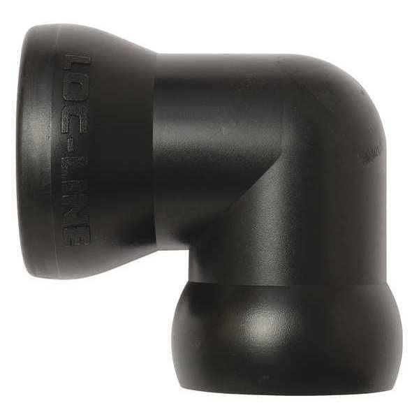 Elbow, Black, 3/4