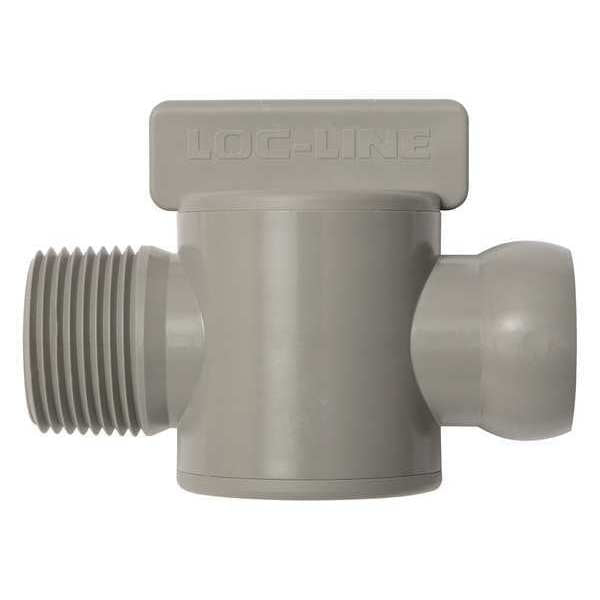 Male NPT Valve, Gray, 3/4