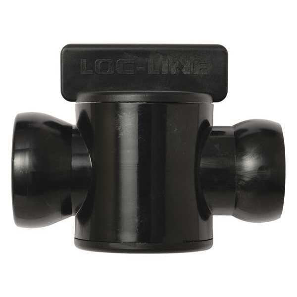 In-Line Valve, Black, 3/4