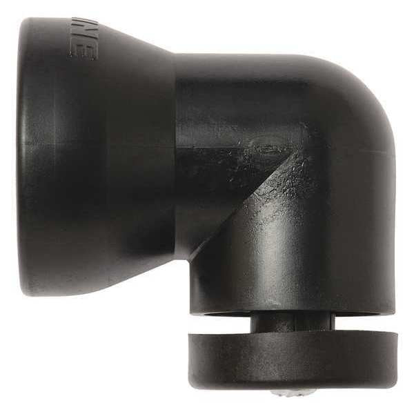 Shield Mounting Elbow, Black, 3/4