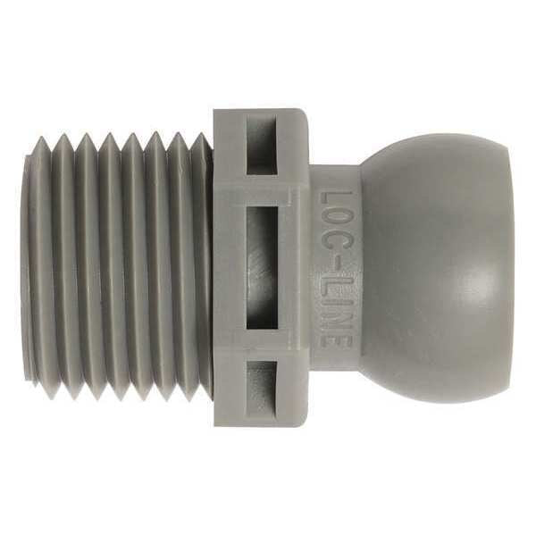 NPT Connector, Gray, 1/2